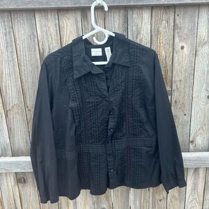 Vintage Covington stretch shirt long sleeve plus size 18W